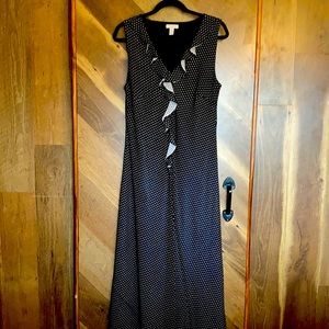 Charter Club Polka Dot Fiesta Dress Sz16